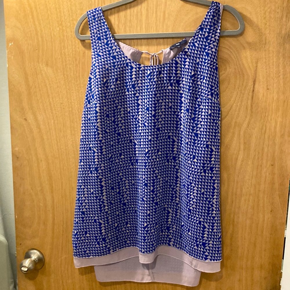 GAP sleeveless blouse with tie back